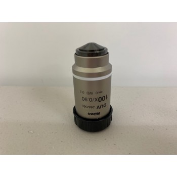 Nikon DUV 266/660 100X0.9 ∞/0 BD WD 0.3 Microscope Objective Lens
